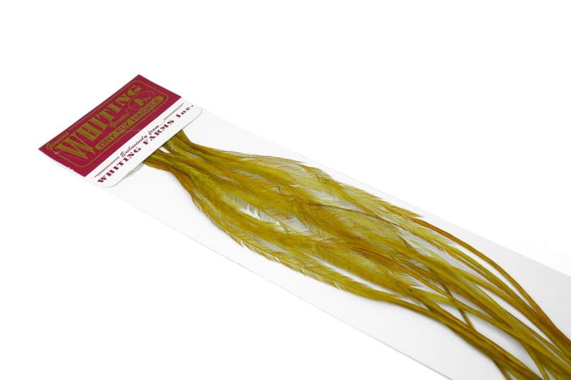 Whiting 100 Pk Size 14 White dyed Golden Olive view 3