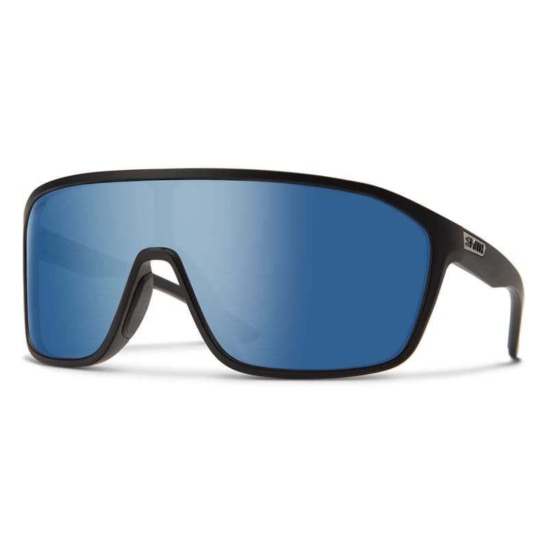 Boomtown Matte Black Polar Blue Mirror