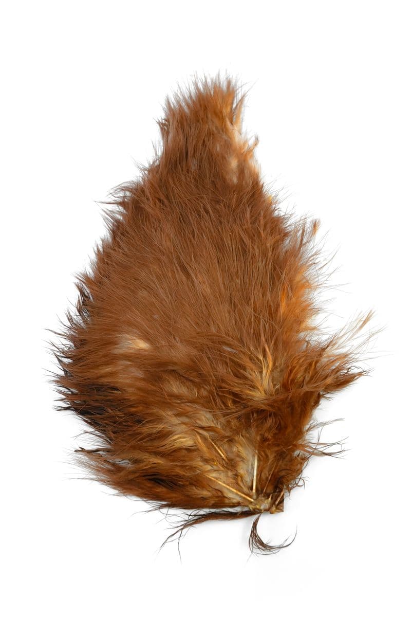 Mini Bird Fur White dyed Brown view 3