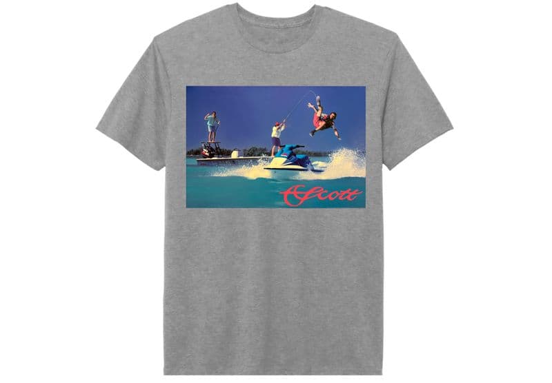 Jet Ski Thowback Heather Grey view 1