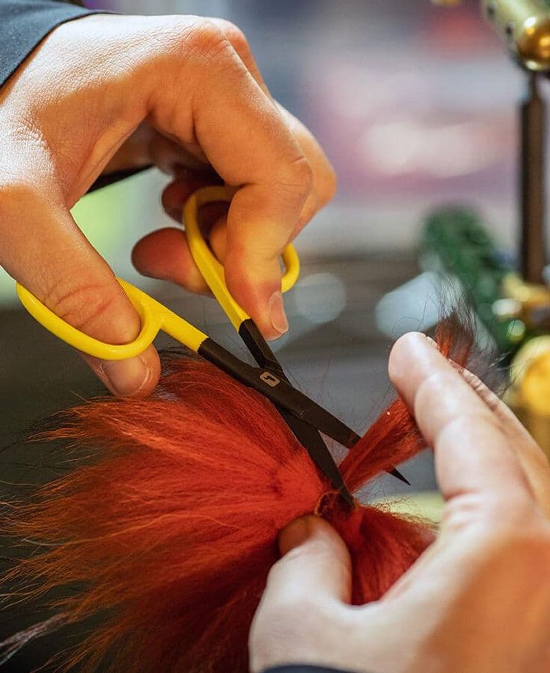 Ergo Hair Scissors - Yellow view 1