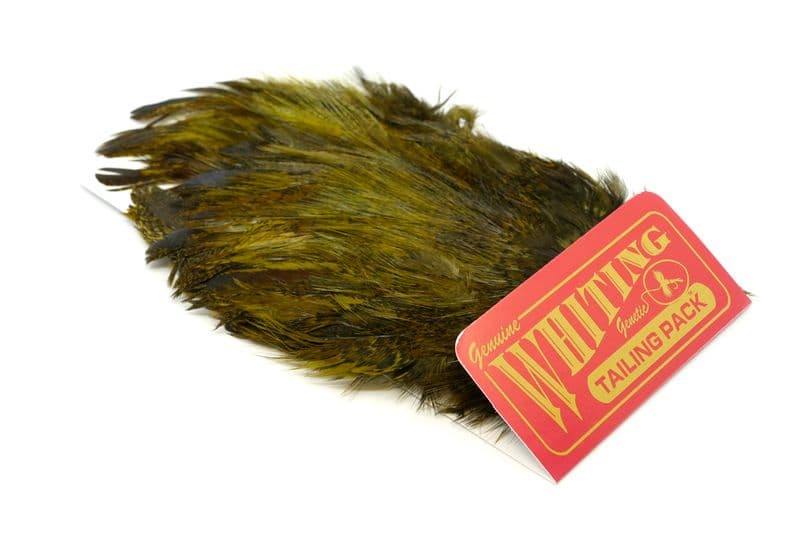 Coq de Leon Mayfly Tailing Pack Badger dyed Olive view 1