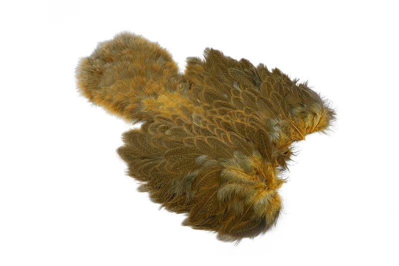 Brahma Hen SH/C Mottled Grey dyed March Brown view 2