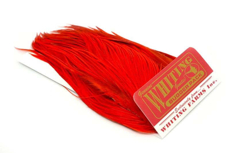 Whiting Bugger Pack White dyed Orange view 2