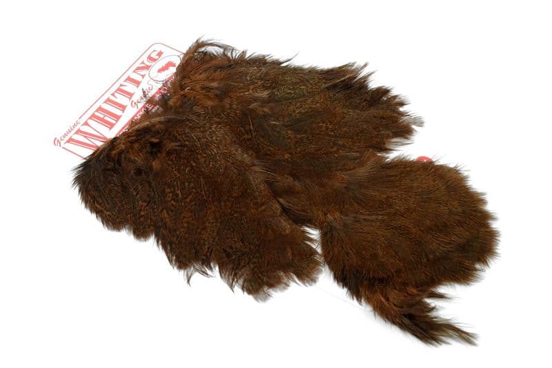 Coq De Leon Hen SH/C Mottled Grey dyed Natural Brown view 2