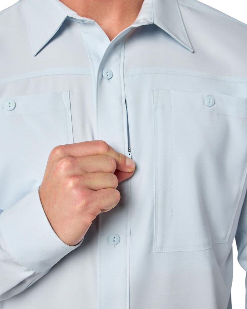 Launch Shirt Bimini Blue Heather view 1