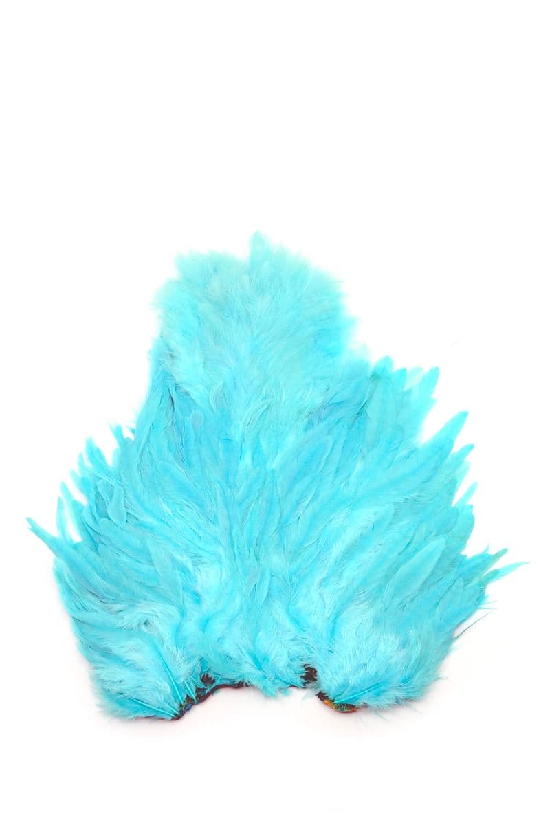 Whiting Rooster SH/C White dyed Silver Dr. Blue view 2