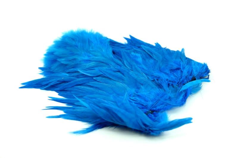 American Hen SH/C White dyed Kingfisher Blue view 2