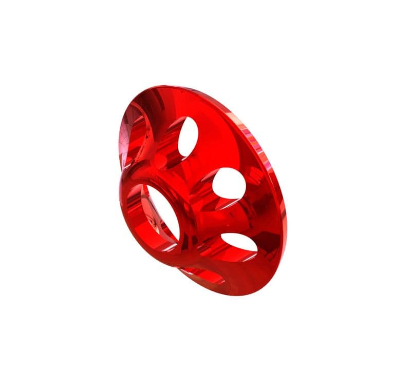 Ultra Sonic Discs M 9mm Red Met view 2
