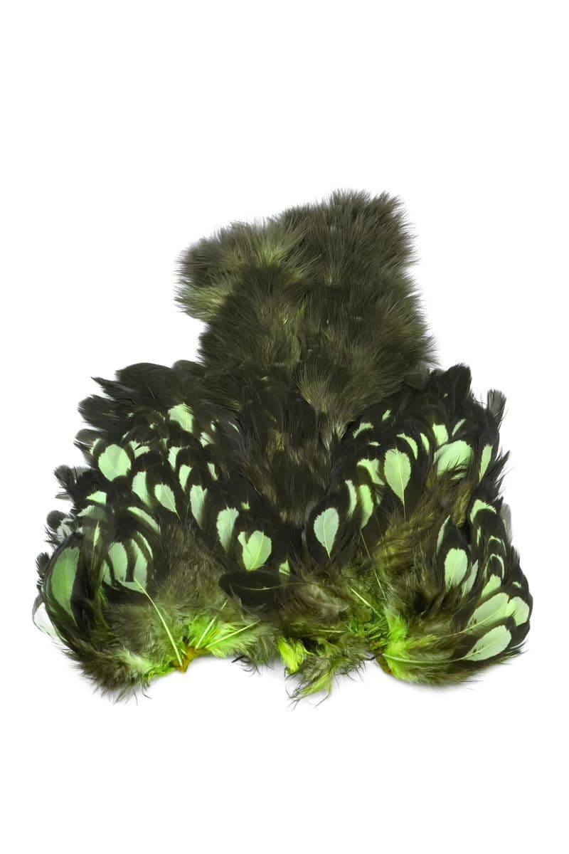 American Hen SH/C BLW dyed Insect Green view 3
