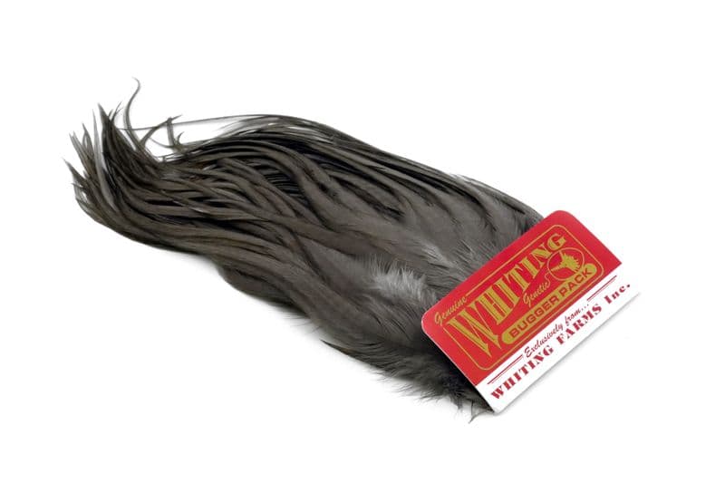 Whiting Bugger Pack White dyed Dark Dun view 2
