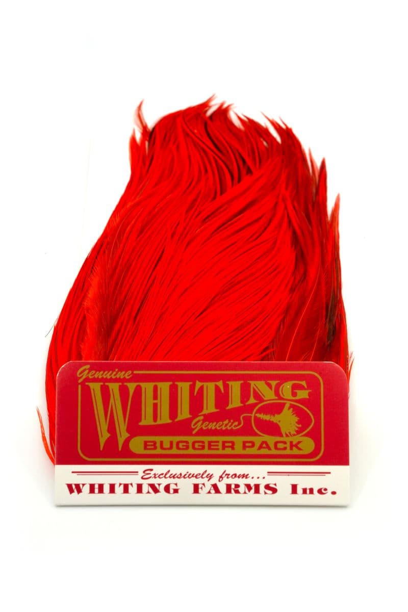 Whiting Bugger Pack White dyed Orange view 3