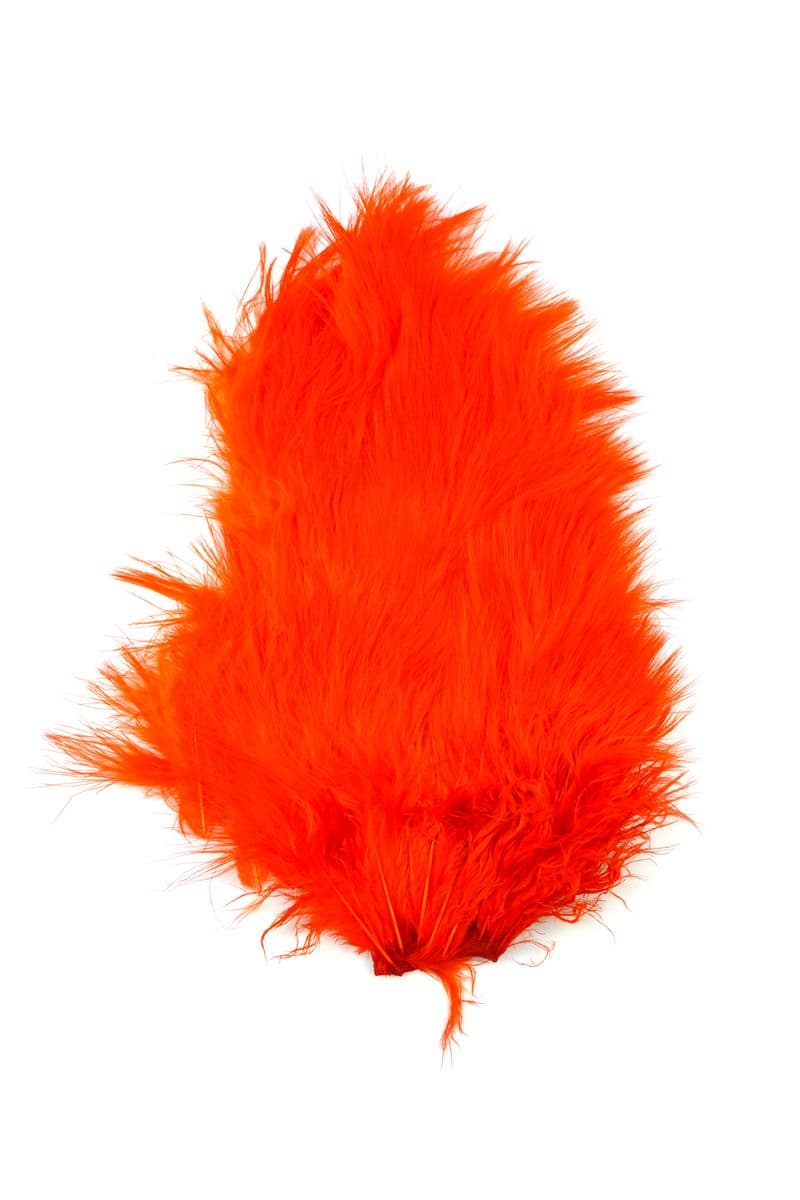 Mini Bird Fur White dyed Orange view 3