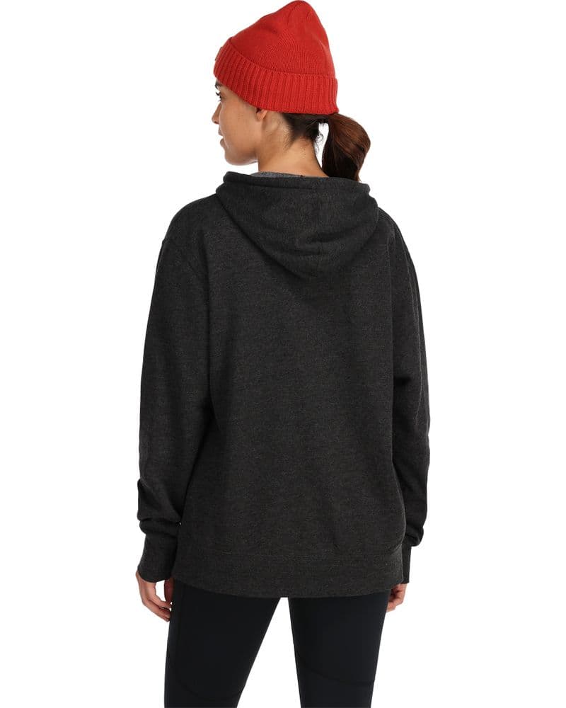Wms Simms Logo Hoody Charcoal Heather view 4