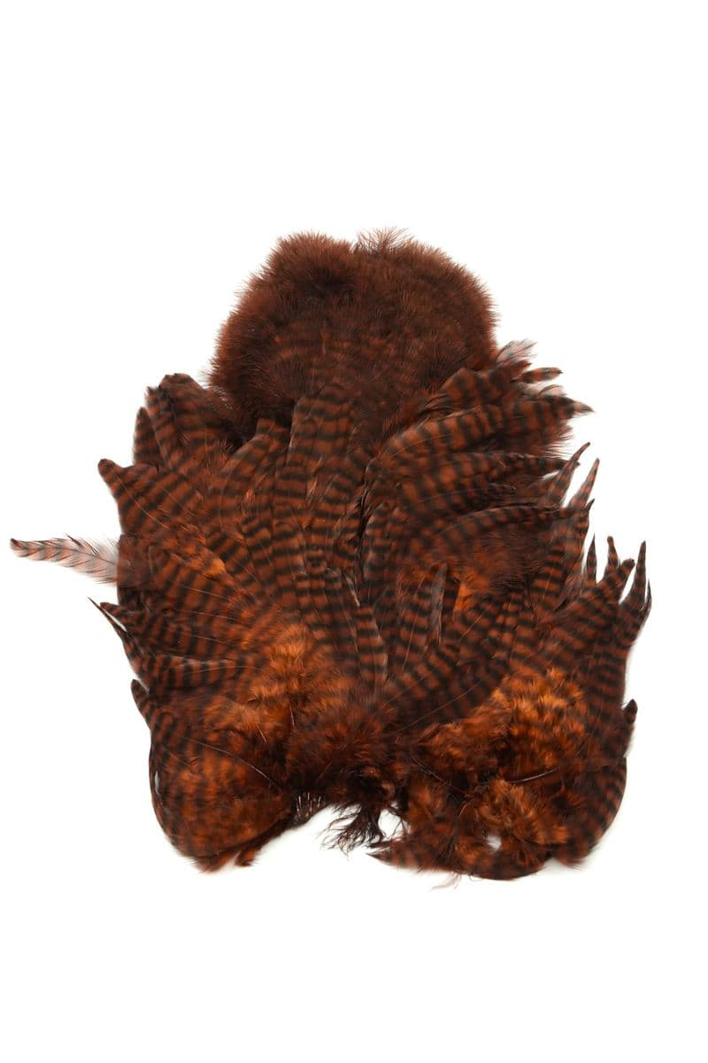Whiting Rooster SH/C Grizzly dyed Coachman Brown view 2