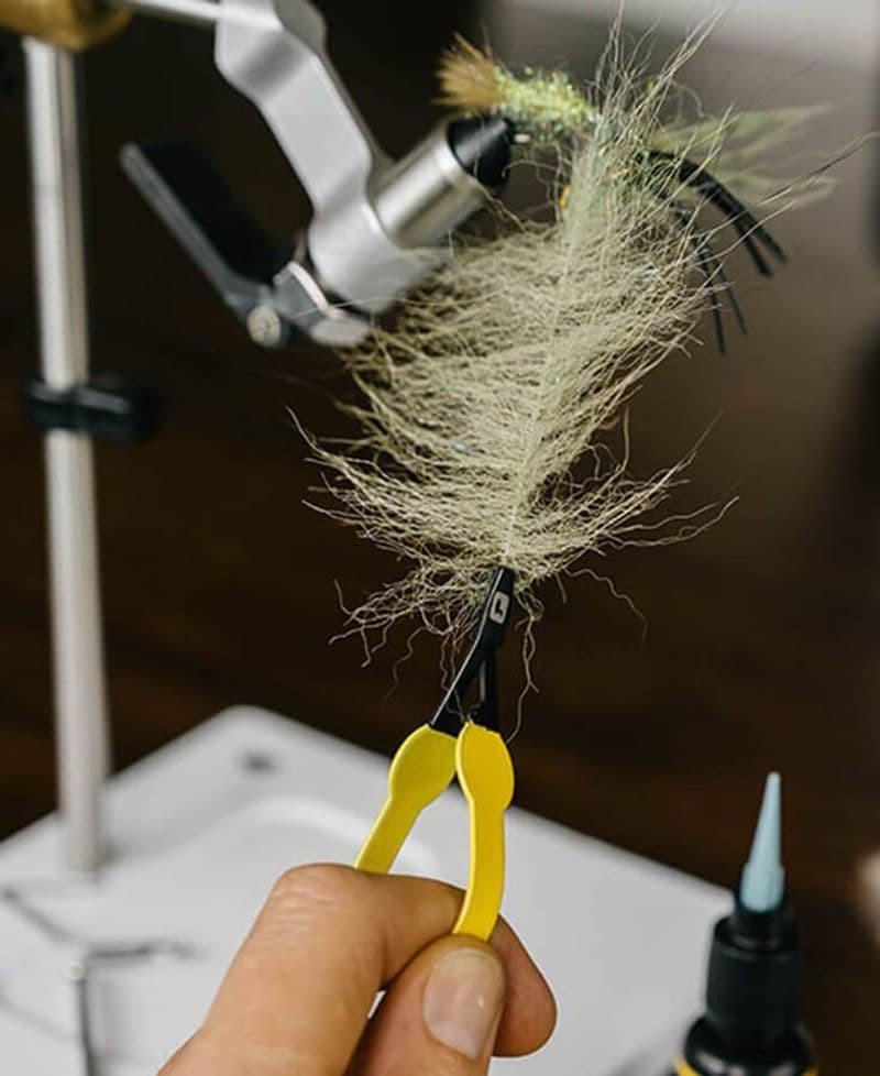 Ergo Hackle Plier - Yellow view 1