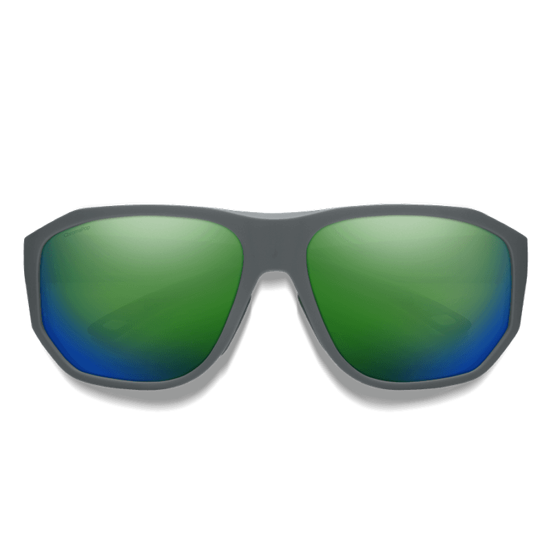 Outrigger Matte Slate ChromaPop Polarized Green Mirror view 2
