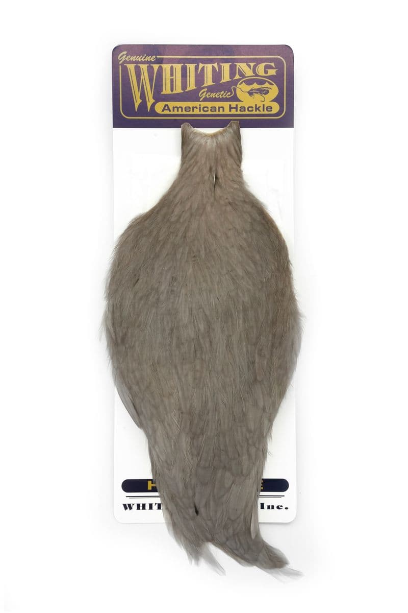 American Hen Cape White dyed Medium Dun view 3