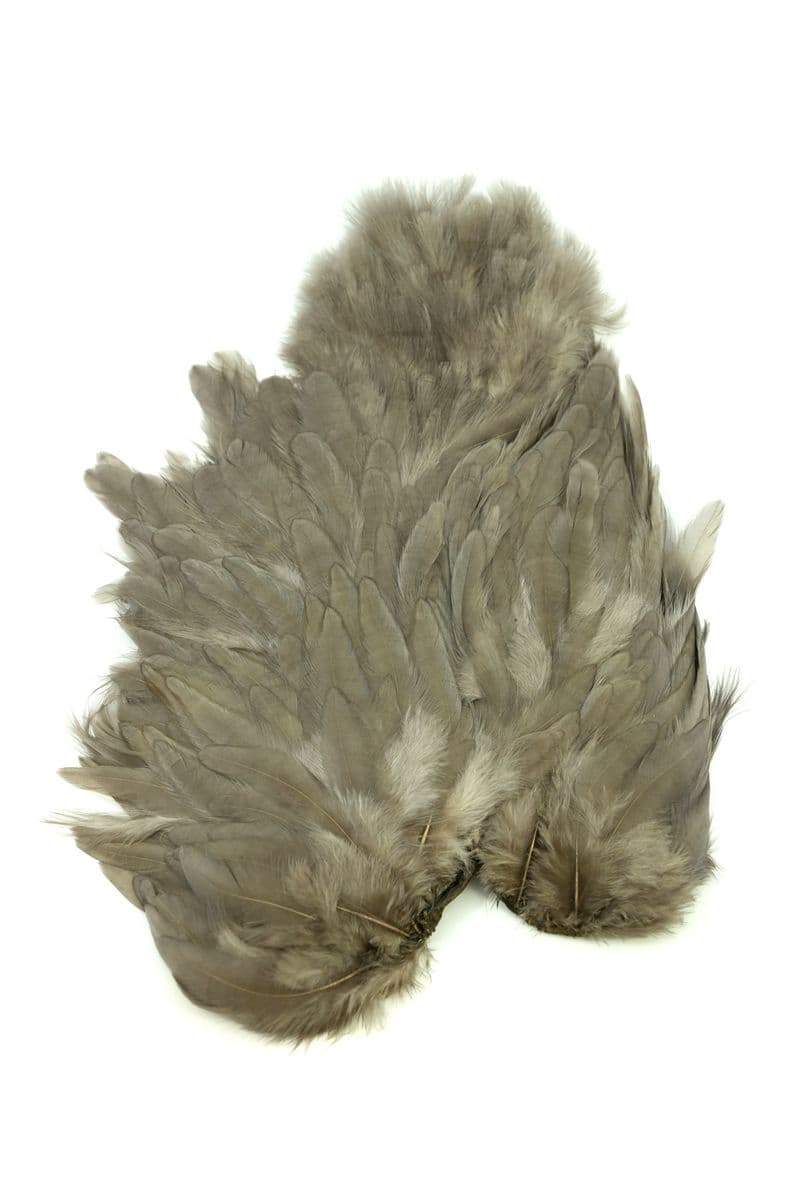 Whiting Rooster SH/C White dyed Heron Gray view 3
