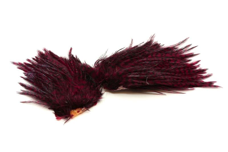 American Streamer Pack Grizzly dyed Claret view 2