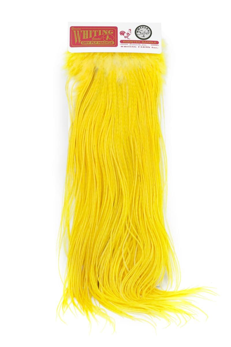 Whiting Silver Saddle White dyed Pale Yellow view 3