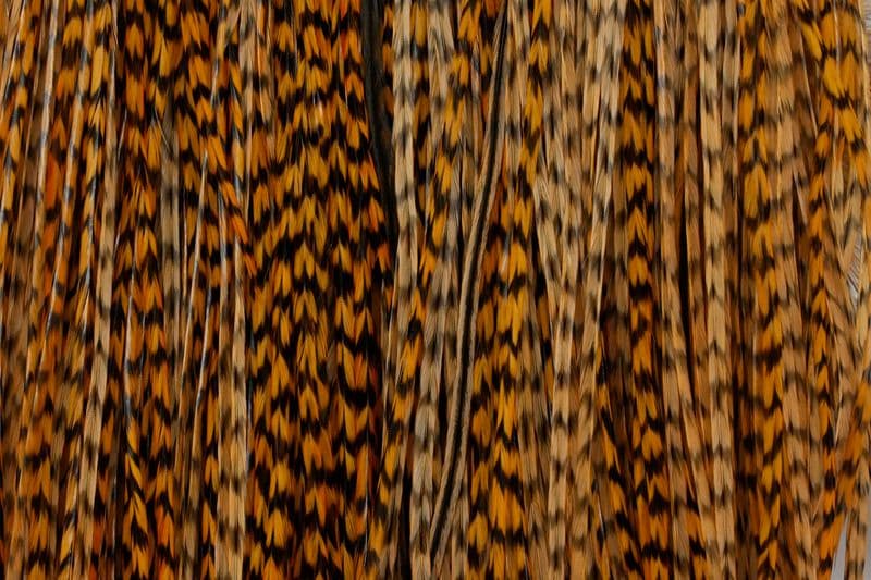 Whiting Silver Saddle Grizzly dyed Golden Brown view 1