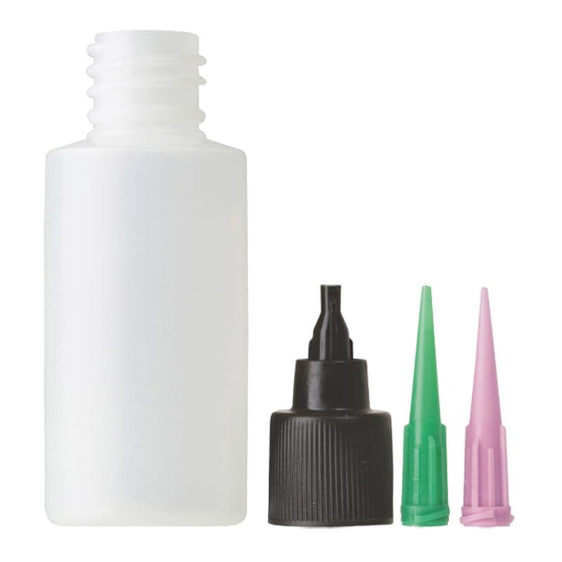 Applicator Bottle. Cap & Needles view 4