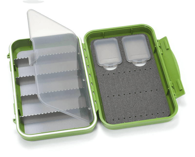 Medium 2-Row WP Tube Fly Case w 5 Comp (CF-2405H) Olive view 1