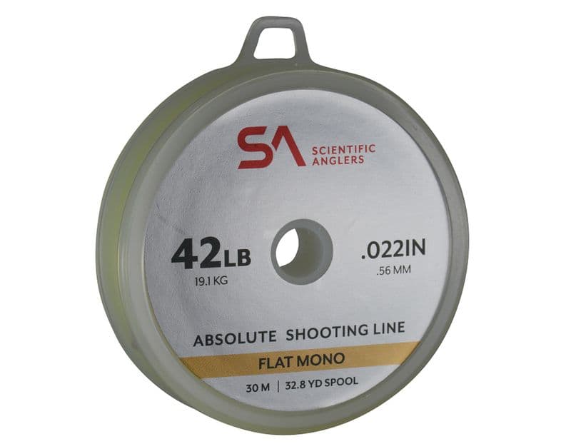 Absolute Shooting Line Flat Mono 42lb 30m Chartreuse view 1