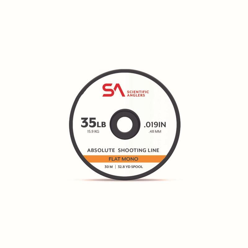 Absolute Shooting Line Flat Mono 35lb 600m Orange view 1