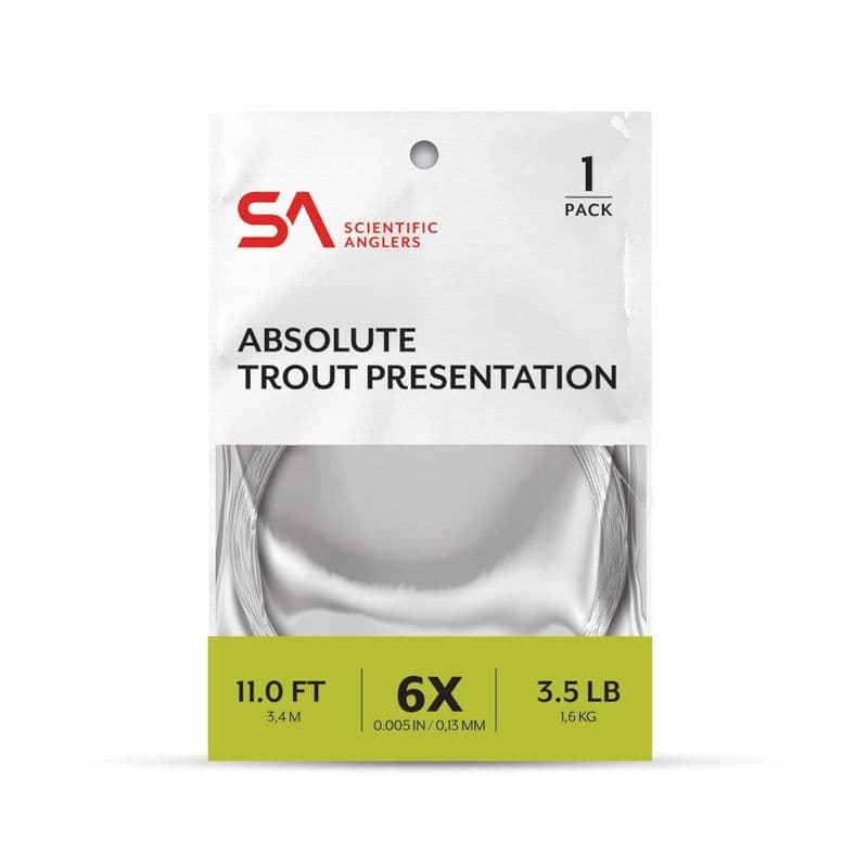 Absolute Trout Presentation Leader 14' 4X (0.18mm) view 2