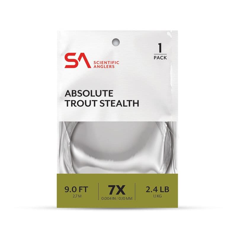 Absolute Trout Stealth Leader 9' 7X (0.10mm) view 2