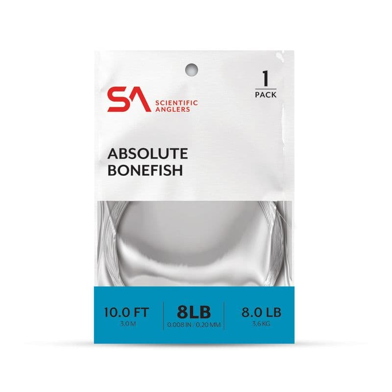 Absolute Bonefish Leader 10' 8 lb (0.20 mm) view 2